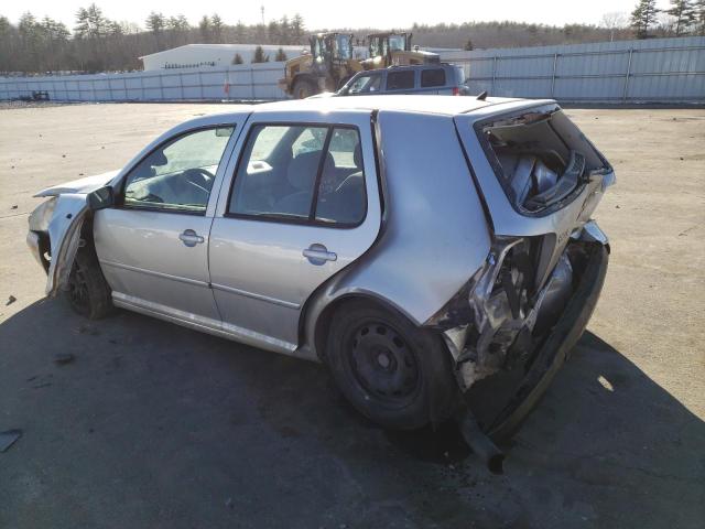 WVWGC21J81W057358 - 2001 VOLKSWAGEN GOLF GLS SILVER photo 2