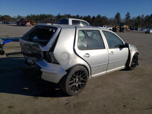 WVWGC21J81W057358 - 2001 VOLKSWAGEN GOLF GLS SILVER photo 3