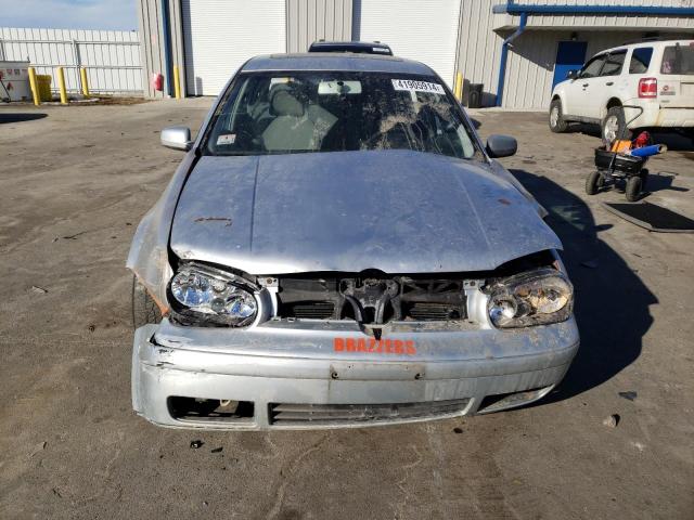 WVWGC21J81W057358 - 2001 VOLKSWAGEN GOLF GLS SILVER photo 5