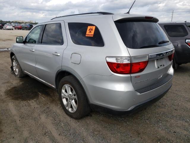 1D4RD4GG2BC704565 - 2011 DODGE DURANGO CREW SILVER photo 2