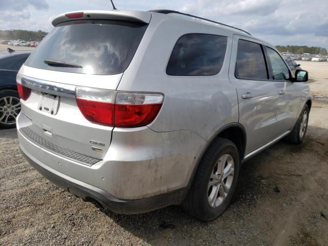 1D4RD4GG2BC704565 - 2011 DODGE DURANGO CREW SILVER photo 3