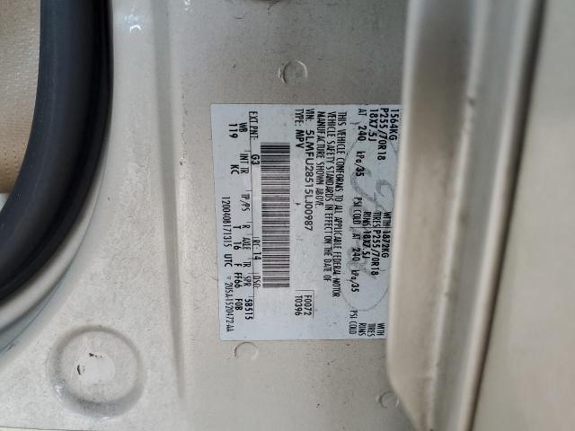 5LMFU28515LJ00987 - 2005 LINCOLN NAVIGATOR 金色 照片 13