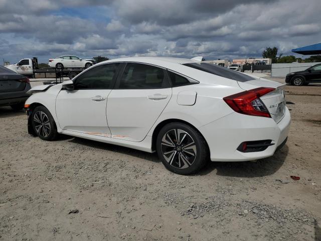 JHMFC1F70JX026343 - 2018 HONDA CIVIC EXL WHITE photo 2