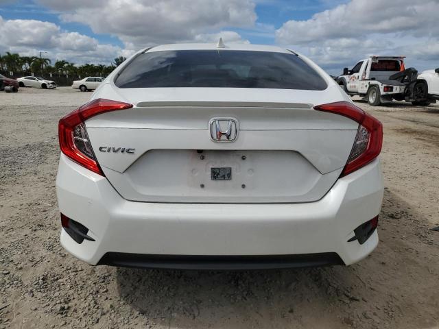 JHMFC1F70JX026343 - 2018 HONDA CIVIC EXL WHITE photo 6