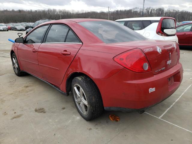 1G2ZG58B674243244 - 2007 PONTIAC G6 BASE RED photo 2