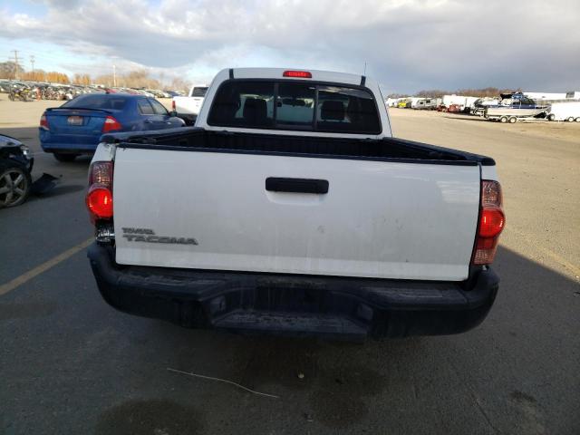 5TETX22N67Z392165 - 2007 TOYOTA TACOMA ACCESS CAB WHITE photo 6