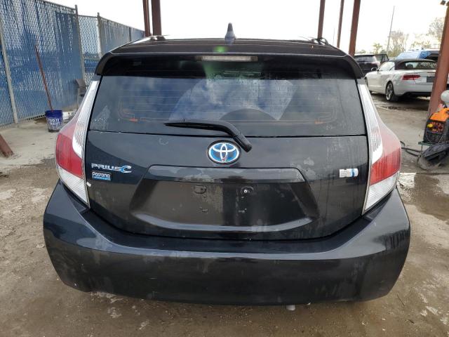 JTDKDTB37G1121876 - 2016 TOYOTA PRIUS C BLACK photo 6