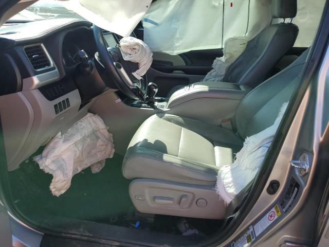 5TDJKRFH5GS316341 - 2016 TOYOTA HIGHLANDER XLE GRAY photo 7