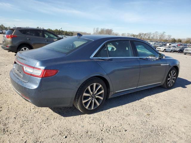 1LN6L9PK3K5612871 - 2019 LINCOLN CONTINENTA BLUE photo 3