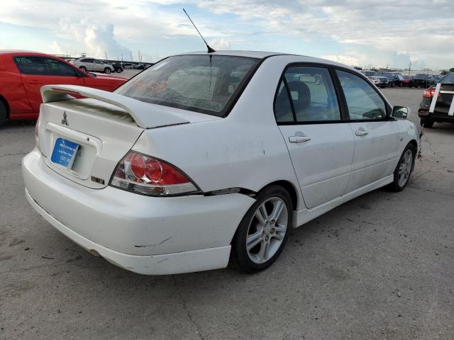 JA3AJ66F44U017283 - 2004 MITSUBISHI LANCER RALLIART WHITE photo 4