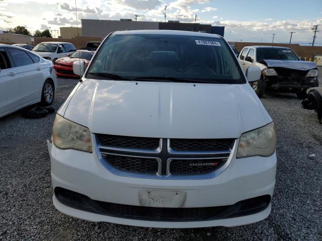 2C4RDGCG3DR820338 - 2013 DODGE GRAND CARA SXT WHITE photo 5