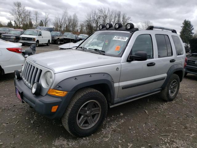 1J4GL38K05W575579 - 2005 JEEP LIBERTY RENEGADE SILVER photo 1