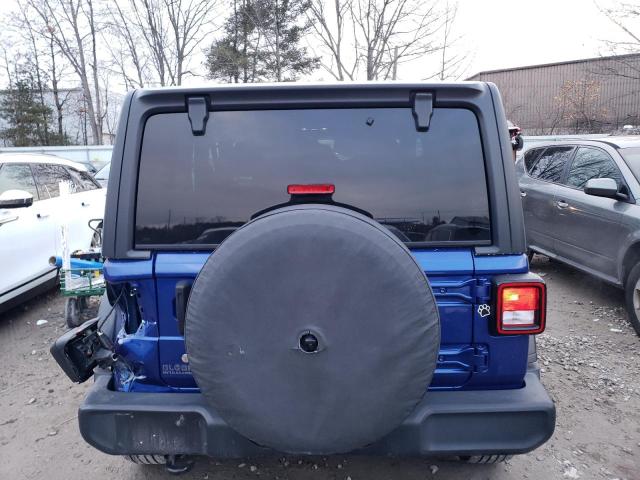 1C4GJXAG4KW552150 - 2019 JEEP WRANGLER SPORT BLUE photo 6