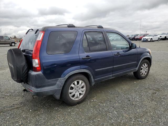 JHLRD78836C013995 - 2006 HONDA CR-V EX BLUE photo 3