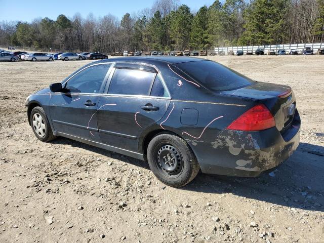 3HGCM56406G705833 - 2006 HONDA ACCORD LX BLACK photo 2