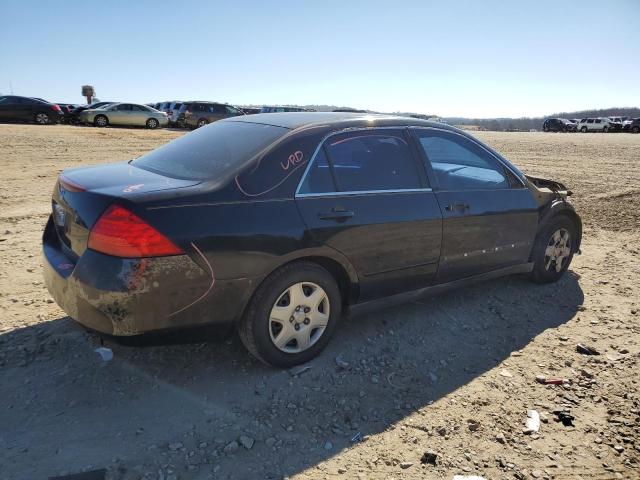 3HGCM56406G705833 - 2006 HONDA ACCORD LX BLACK photo 3