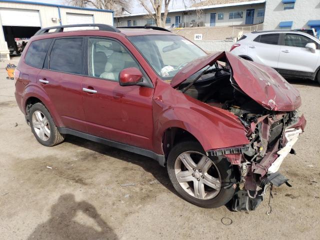 JF2SH6CC8AH771319 - 2010 SUBARU FORESTER 2.5X PREMIUM MAROON photo 4