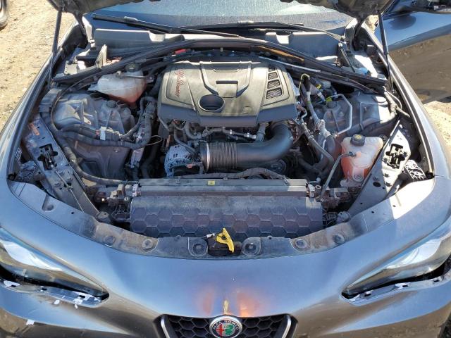 ZARFAEDN5J7591872 - 2018 ALFA ROMEO GIULIA Q4 CHARCOAL photo 11