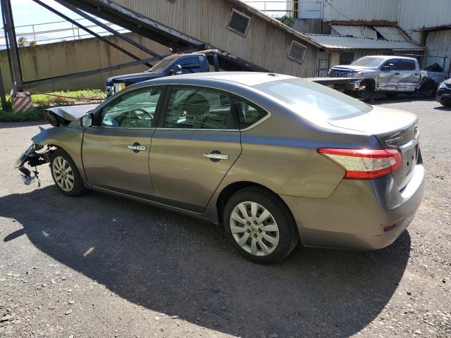 3N1AB7AP9FY214358 - 2015 NISSAN SENTRA S GRAY photo 2