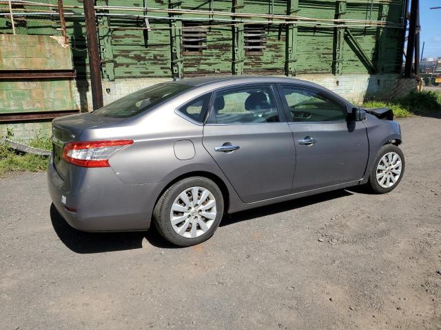 3N1AB7AP9FY214358 - 2015 NISSAN SENTRA S GRAY photo 3