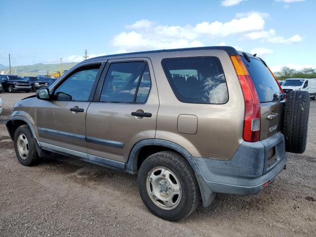 JHLRD68464C012859 - 2004 HONDA CR-V LX TAN photo 2