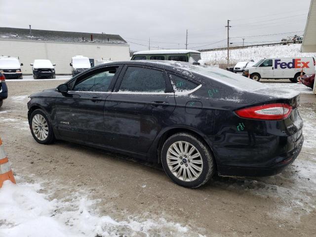 3FA6P0LU2DR378188 - 2013 FORD FUSION SE HYBRID BLACK photo 2