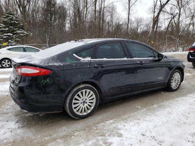 3FA6P0LU2DR378188 - 2013 FORD FUSION SE HYBRID BLACK photo 3