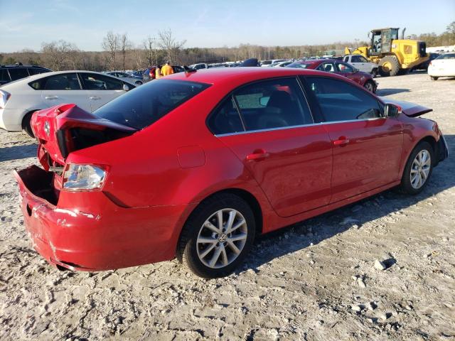 3VWD07AJ9EM222247 - 2014 VOLKSWAGEN JETTA SE RED photo 3