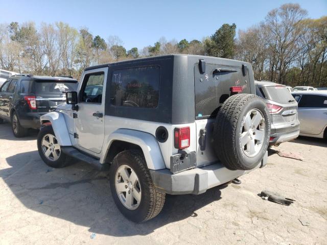 1J8FA541X8L605394 - 2008 JEEP WRANGLER SAHARA SILVER photo 2