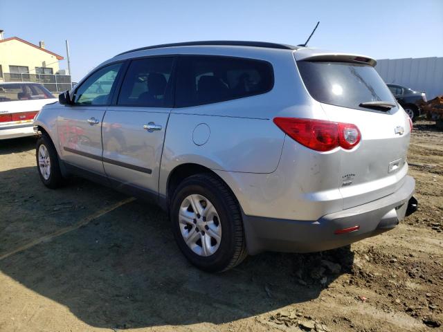 1GNKVFED1CJ393568 - 2012 CHEVROLET TRAVERSE LS SILVER photo 3