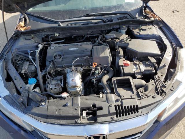 1HGCR2F31HA131395 - 2017 HONDA ACCORD LX BLUE photo 11