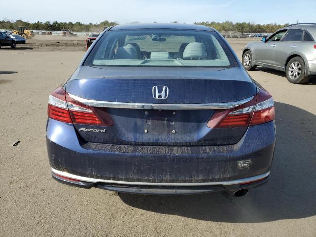 1HGCR2F31HA131395 - 2017 HONDA ACCORD LX BLUE photo 6