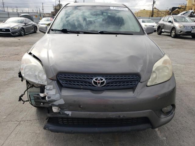 2T1KR30E15C550347 - 2005 TOYOTA COROLLA MA XR GRAY photo 5