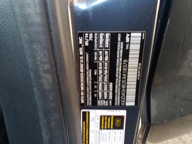 4JGDA5HB2EA418378 - 2014 MERCEDES-BENZ ML 350 4MATIC GRAY photo 12