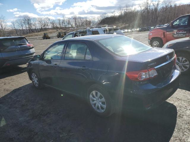 2T1BU4EE4DC064238 - 2013 TOYOTA COROLLA BASE BLUE photo 2