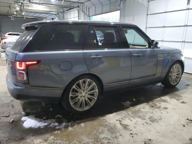 SALGV2RE2JA503320 - 2018 LAND ROVER RANGE ROVE AUTOBIOGRAPHY BLUE photo 3