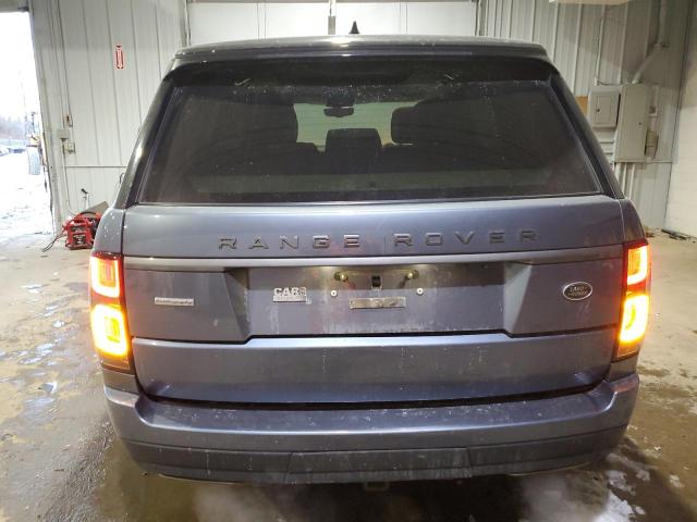 SALGV2RE2JA503320 - 2018 LAND ROVER RANGE ROVE AUTOBIOGRAPHY BLUE photo 6