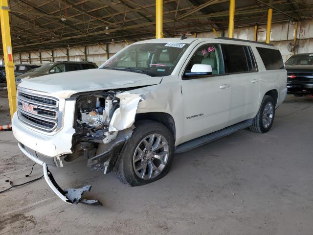 1GKS1HKC1FR163700 - 2015 GMC YUKON XL C1500 SLT WHITE photo 1