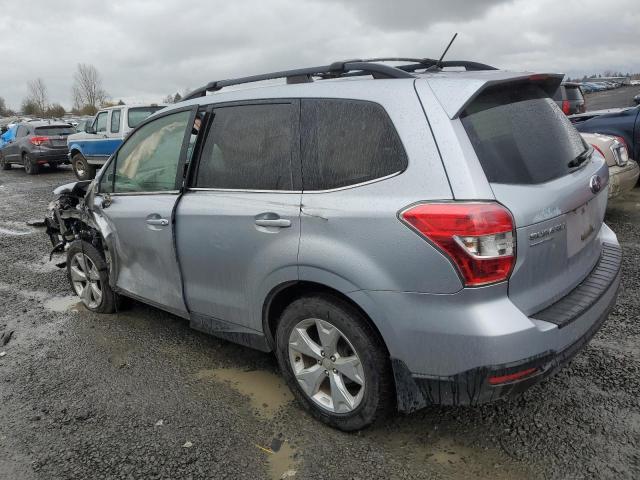 JF2SJAHC7FH524607 - 2015 SUBARU FORESTER 2.5I LIMITED BLUE photo 2