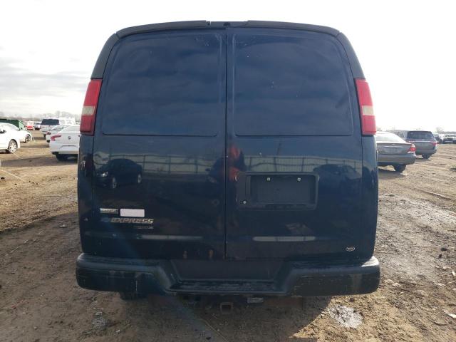 1GCZGTCG4B1153961 - 2011 CHEVROLET EXPRESS G3 BLUE photo 6