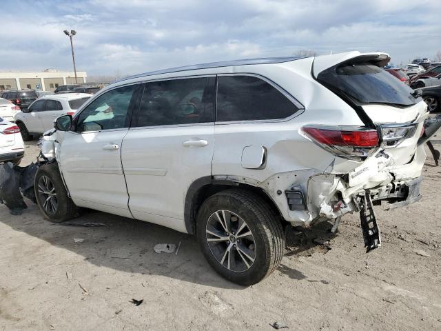 5TDJKRFHXGS354230 - 2016 TOYOTA HIGHLANDER XLE 白色 照片 2