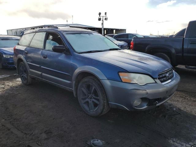 4S4BP61C067324187 - 2006 SUBARU LEGACY OUTBACK 2.5I BLUE photo 4