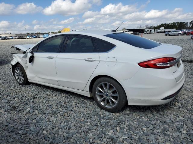 3FA6P0LUXHR222714 - 2017 FORD FUSION SE HYBRID WHITE photo 2