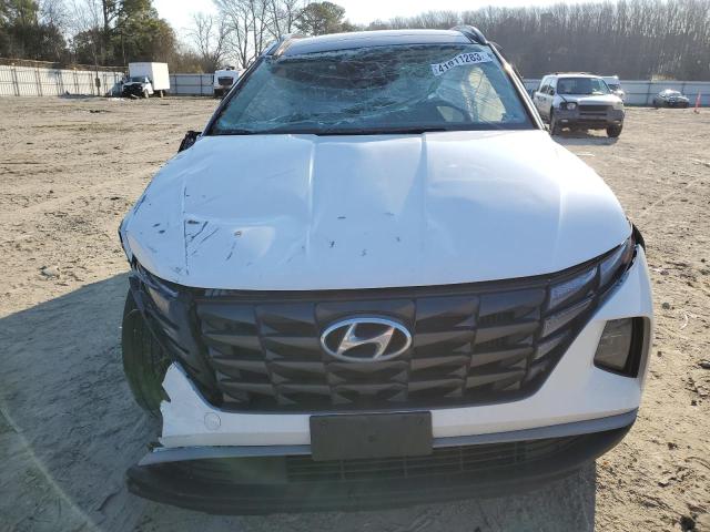 KM8JFCA11NU014352 - 2022 HYUNDAI TUCSON SEL CONVENIENCE WHITE photo 5