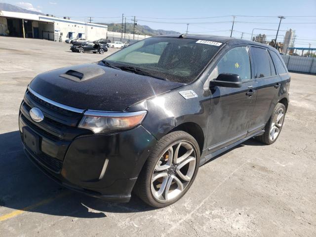 2FMDK3AK7DBE07729 - 2013 FORD EDGE SPORT BLACK photo 1