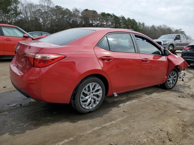 2T1BURHE8HC866645 - 2017 TOYOTA COROLLA L RED photo 3