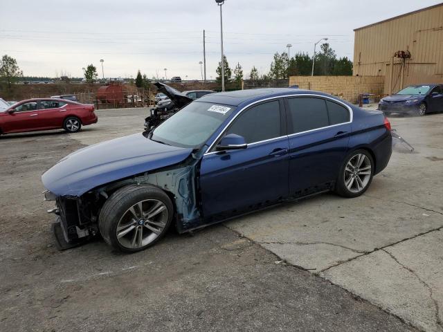 WBA8B9C53JEE80791 - 2018 BMW 330I I BLUE photo 1