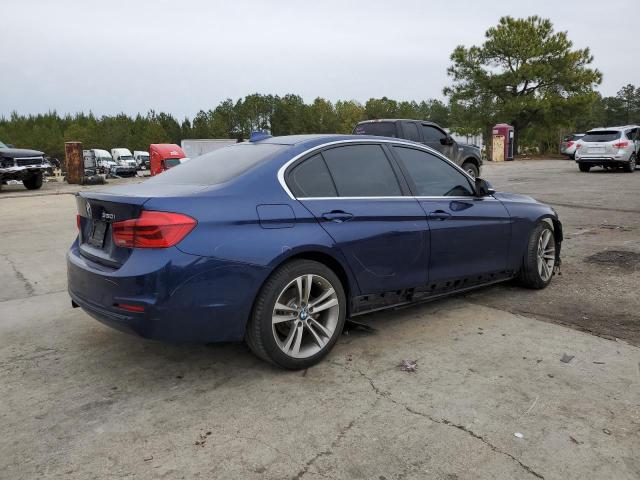 WBA8B9C53JEE80791 - 2018 BMW 330I I BLUE photo 3