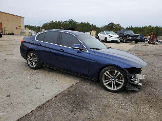 WBA8B9C53JEE80791 - 2018 BMW 330I I BLUE photo 4