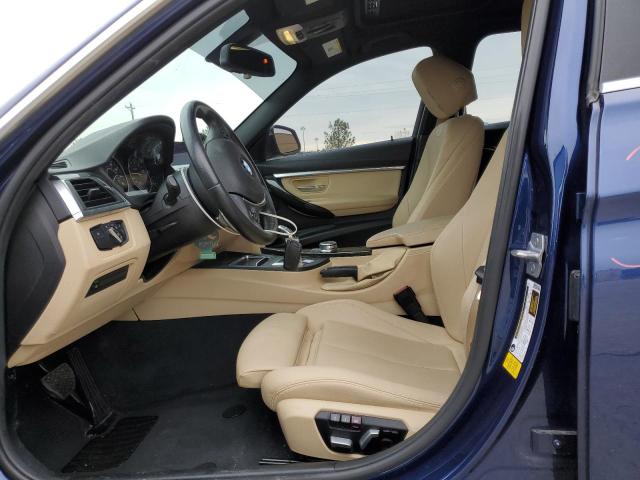WBA8B9C53JEE80791 - 2018 BMW 330I I BLUE photo 7